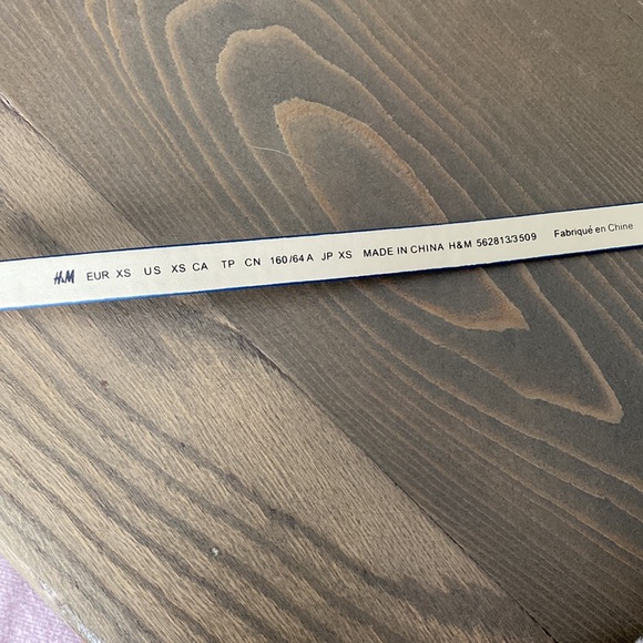 Blue suede belt - Picture 2 of 6